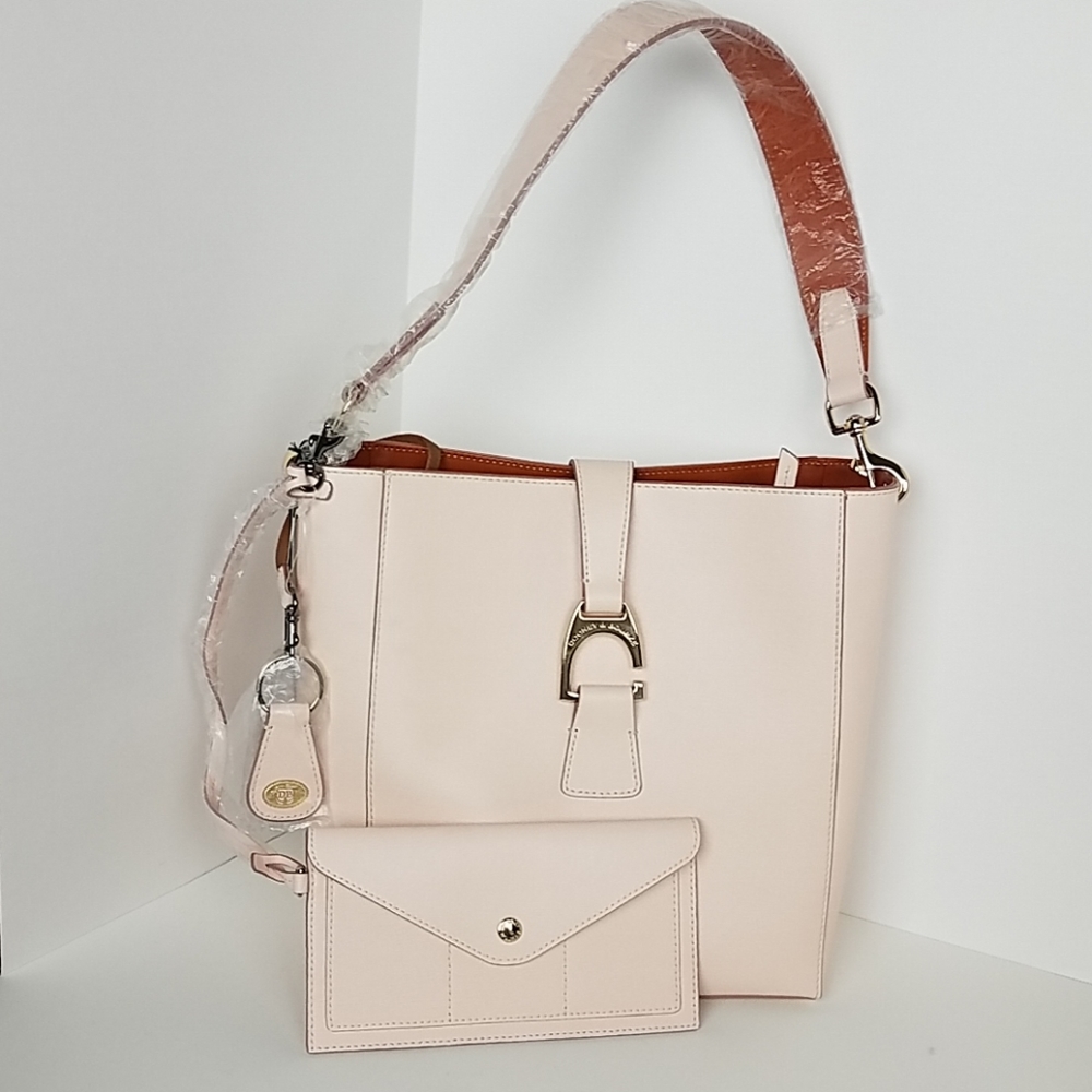 Dooney & Bourke Saffiano Ashby Bag in Blush NWT